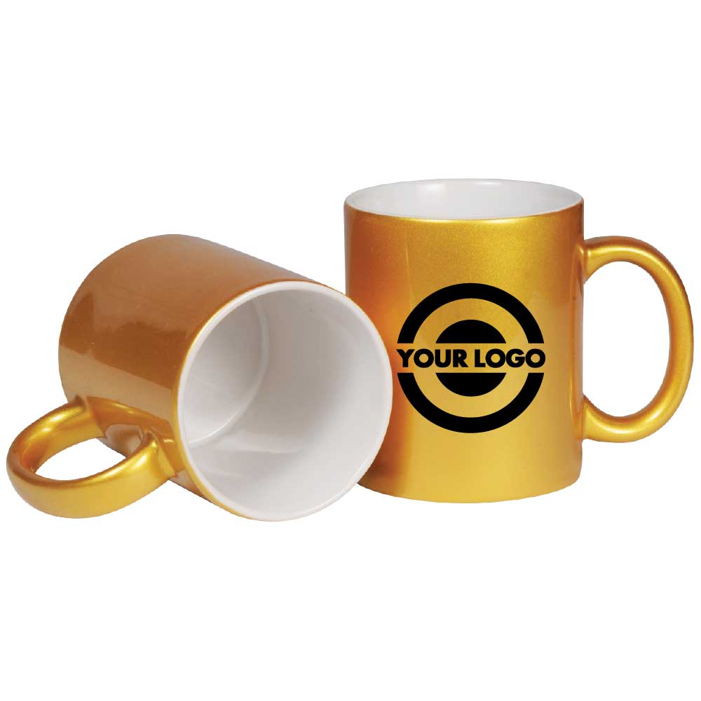 Gold Ceramic Mugs - Design & Printing Company Product from Digital Canvas