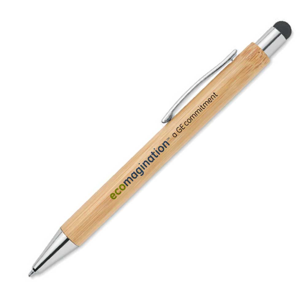 Bamboo Pens with Stylus & Blue Color Ink - Design & Printing Company Product from Digital Canvas