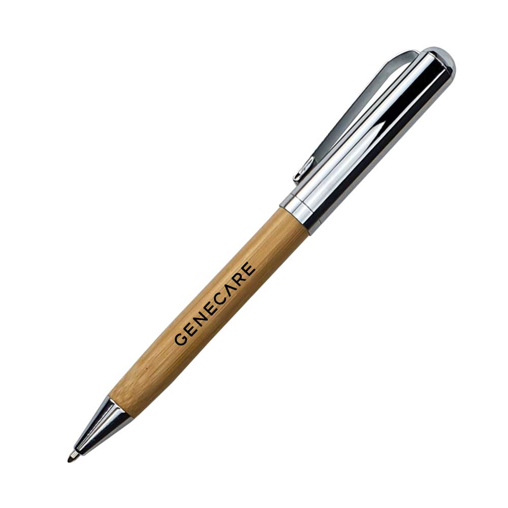 Chrome and Bamboo Metal Pens - Design & Printing Company Product from Digital Canvas