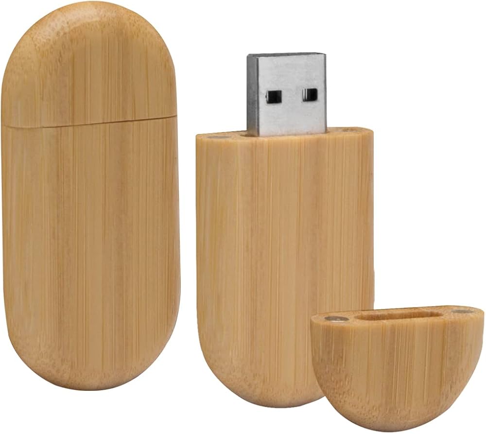 Eco-Friendly Bamboo USB Flash Drive 16GB - Promotional Product from Digital Canvas Design & Printing Company