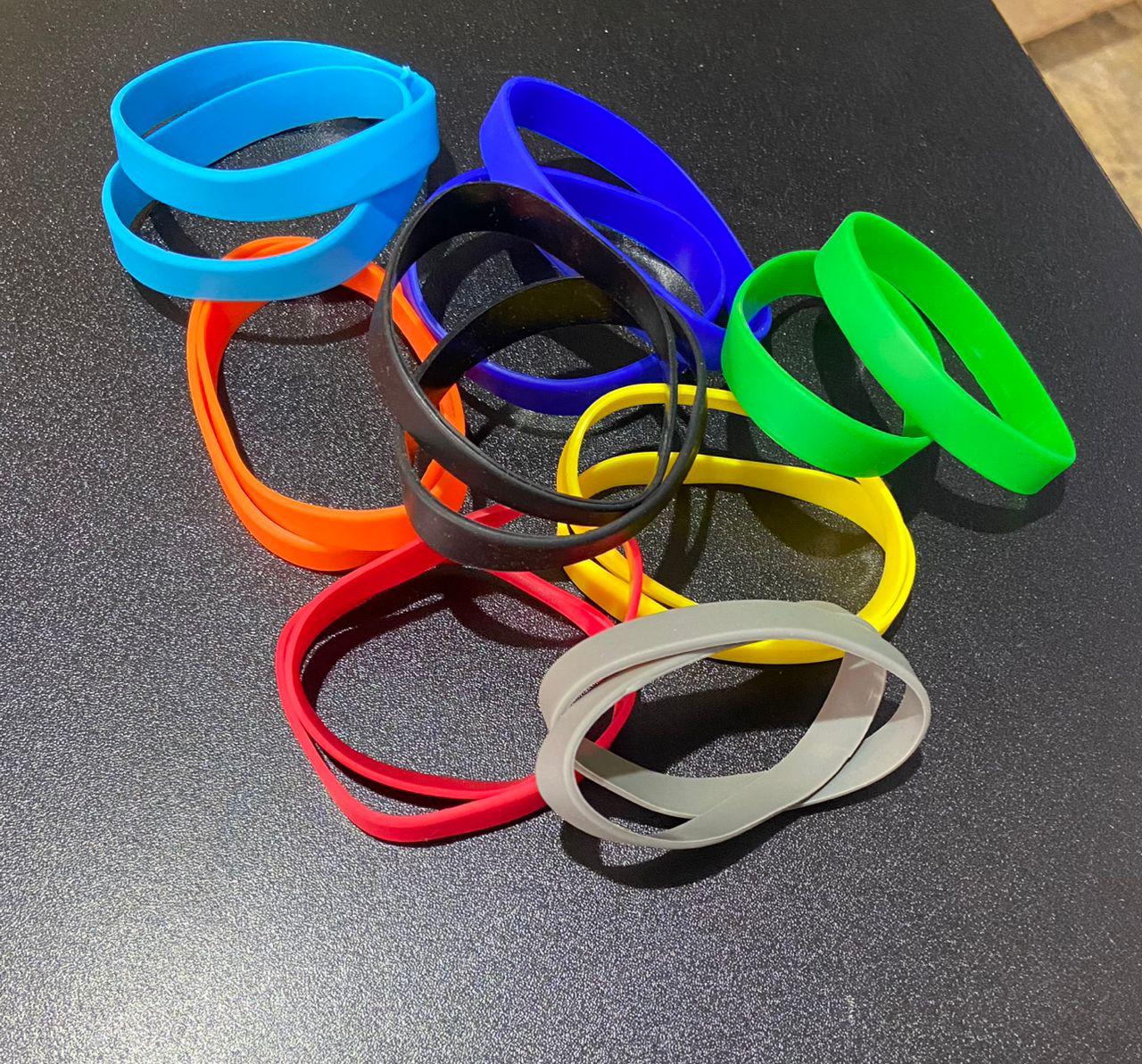 Silicone Wristbands in Mixed Colors - Design & Printing Company Product from Digital Canvas
