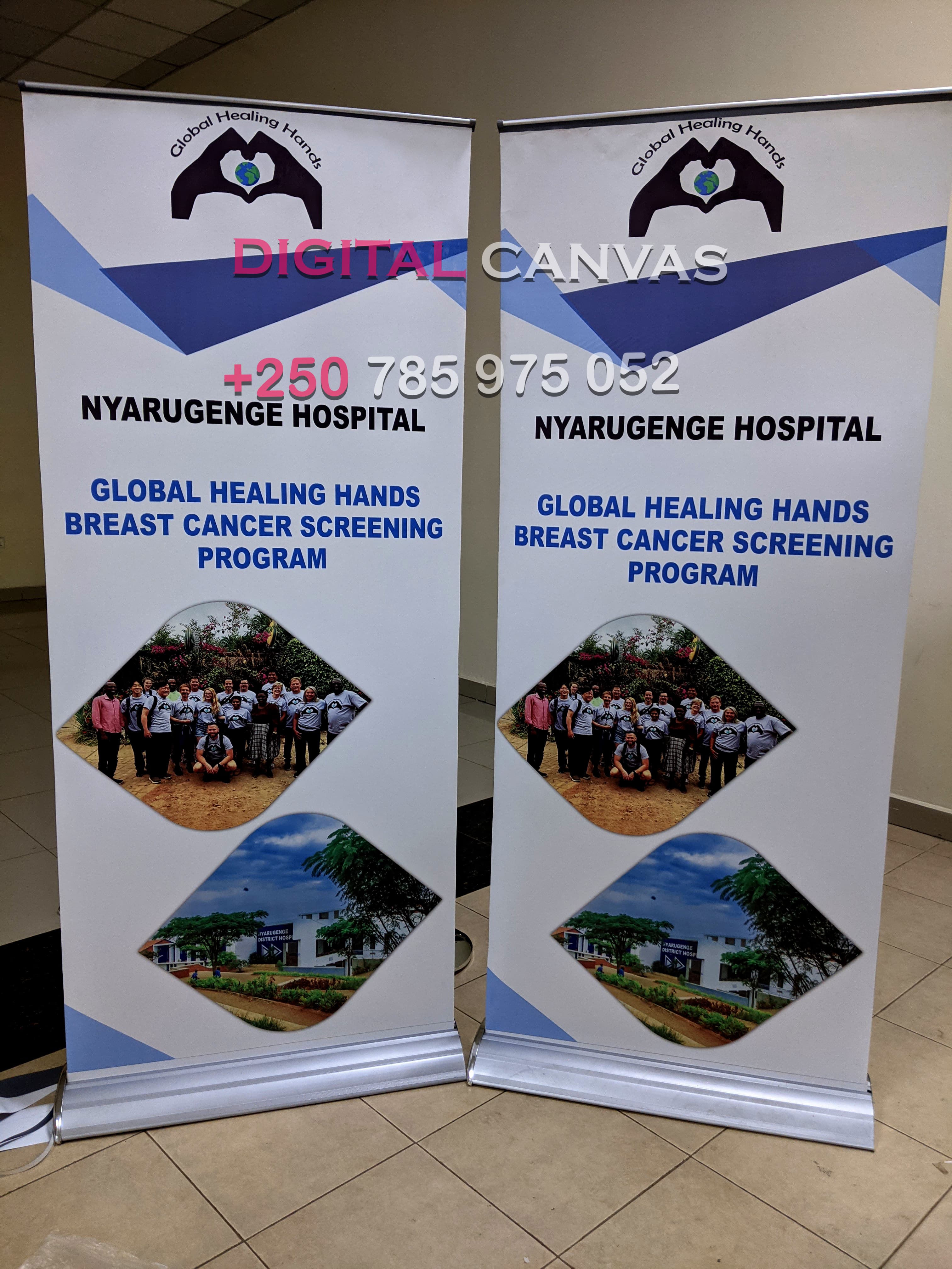 Pull-Up Banners – Breast Cancer Screening Awareness
