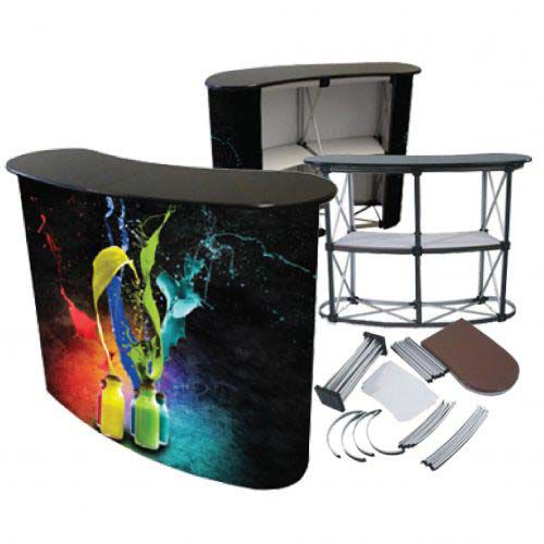 Foldable Portable Exhibition Counter Table with Custom Branding - Design & Printing Company Product from Digital Canvas
